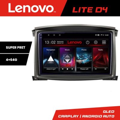 Navigatie Toyota Land Cruiser L100 2002-2006 Android radio gps internet 4+64 Lenovo