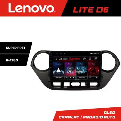 Navigatie Hyundai I10 2007-2013 Android radio gps internet 8 core 6+128 Lenovo