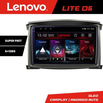 Navigatie Mitubishi Lancer 2001-2007 Lenovo Kit-LANCER07 8 core 6+128 GB Android Waze USB Navigatie Internet Youtube Radio