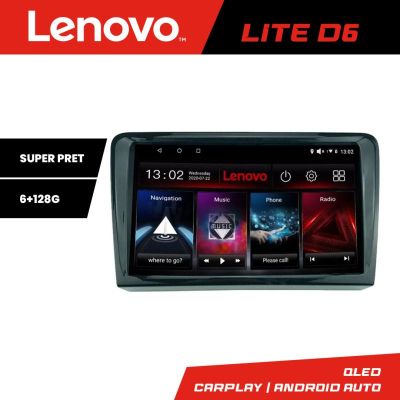 Navigatie VW PQB Lenovo Kit-VW 8 core 6+128 GB Android Waze USB Navigatie Internet Youtube Radio