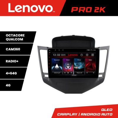 Navigatie Audi A4 B6 Quad Core Lenovo Kit-050 8 core QLED 2K 4+64 360 Android Waze USB Navigatie Internet Youtube Radio