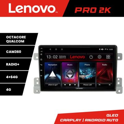 Navigatie Suzuki Grand Vitara Old Quad Core Lenovo Kit-053 8 core QLED 2K 4+64 360 Android Waze USB Navigatie Internet Youtube Radio