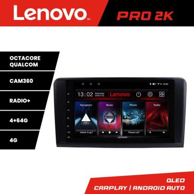 Navigatie Kia Picanto 2011-2015 Lenovo Kit-217 8 core QLED 2K 4+64 360 Android Waze USB Navigatie Internet Youtube Radio