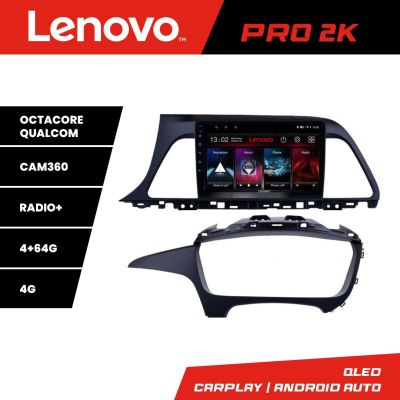 Navigatie Hyundai Sonata Lenovo Kit-417 8 core QLED 2K 4+64 360 Android Waze USB Navigatie Internet Youtube Radio