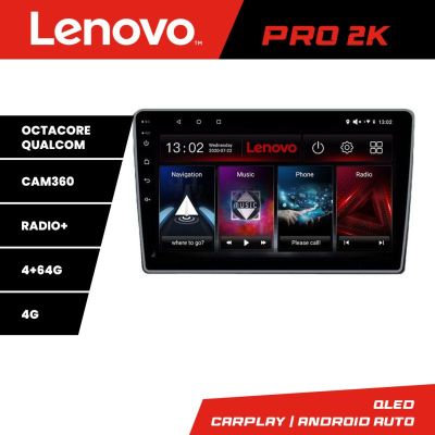 Navigatie Citroen C3 intre anii 2018- Lenovo Kit-C3 8 core QLED 2K 4+64 360 Android Waze USB Navigatie Internet Youtube Radio