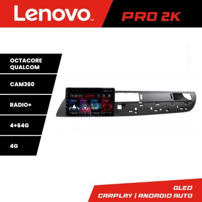 Navigatie Citroen C5 2008-2017 Lenovo Kit-C5 8 core QLED 2K 4+64 360 Android Waze USB Navigatie Internet Youtube Radio