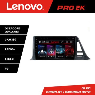 NavigatieRenault Clio 3 2005-2013 Lenovo Kit-Clio3 8 core QLED 2K 4+64 360 Android Waze USB Navigatie Internet Youtube Radio