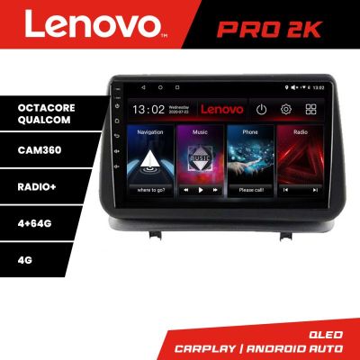 Navigatie Mercedes C W203 2000-2004 Lenovo Kit-clk 8 core QLED 2K 4+64 360 Android Waze USB Navigatie Internet Youtube Radio