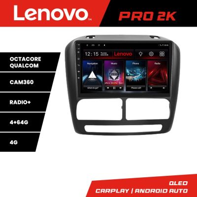 Navigatie Fiat Doblo 2015-2018 Lenovo Kit-DOBLO15 8 core QLED 2K 4+64 360 Android Waze USB Navigatie Internet Youtube Radio