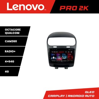 Navigatie Fiat Freemont Dodge Journey 2012-2019 Android radio gps internet 8 core QLED 2K 4+64 360 Lenovo