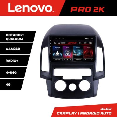 Navigatie Hyundai I40 Android radio gps internet 8 core QLED 2K 4+64 360 Lenovo