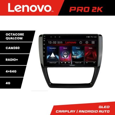 Navigatie VW Jetta 2011-2018 Lenovo Kit-JETTLenovo Kit-15 8 core QLED 2K 4+64 360 Android Waze USB Navigatie Internet Youtube Radio