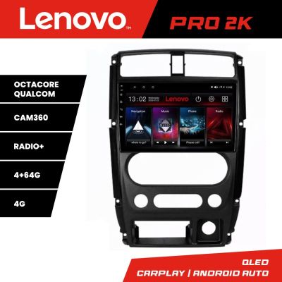 Navigatie Jimny 2007-2016 Lenovo Kit-JIMNY07 8 core QLED 2K 4+64 360 Android Waze USB Navigatie Internet Youtube Radio