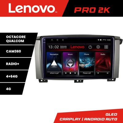 Navigatie Toyota Land Cruiser L100 2002-2006 Android radio gps internet 8 core QLED 2K 4+64 360 Lenovo