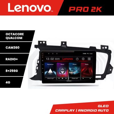 Navigatie Hyundai Elantra 2011-2013 Lenovo Kit-092 8 core QLED 2K 8+256 360 Android Waze USB Navigatie Internet Youtube Radio