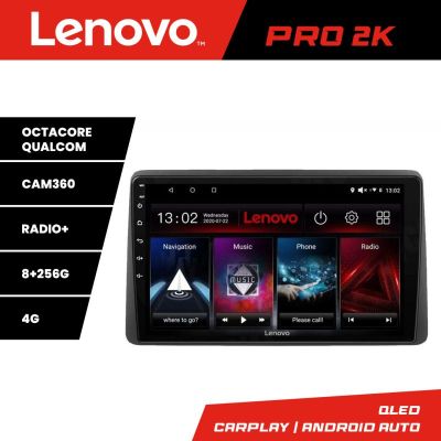 Navigatie Dacia Duster dupa 2019 Lenovo Kit-199 8 core QLED 2K 8+256 360 Android Waze USB Navigatie Internet Youtube Radio v1