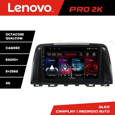 Navigatie Isuzu D-Max Quad Core Lenovo Kit-2234 8 core QLED 2K 8+256 360 Android Waze USB Navigatie Internet Youtube Radio v1