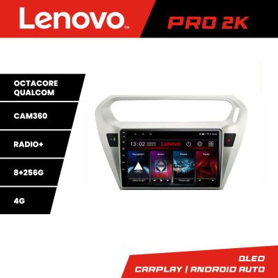 Navigatie Seat Leon MIB Quad Core Lenovo Kit-306 8 core QLED 2K 8+256 360 Android Waze USB Navigatie Internet Youtube Radio