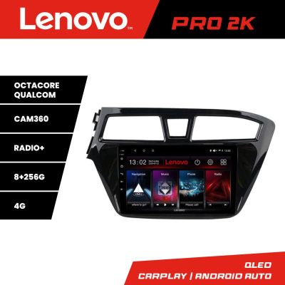 Navigatie Fiat 500 2014- Lenovo Kit-539 8 core QLED 2K 8+256 360 Android Waze USB Navigatie Internet Youtube Radio