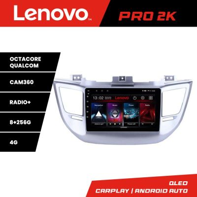 Navigatie Ford Ranger Lenovo Kit-574 8 core QLED 2K 8+256 360 Android Waze USB Navigatie Internet Youtube Radio