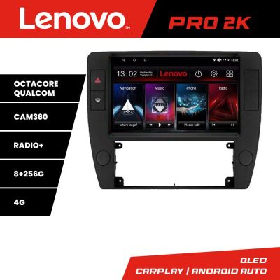 Navigatie Passat B5 1997-2004 Android radio gps internet 8 core QLED 2K 8+256 360 Lenovo