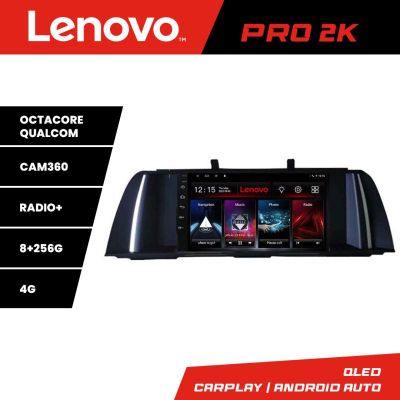 Navigatie Bmw F10 NBT 2012-2016 Android radio bluetooth internet 8 core QLED 2K 8+256 360 Lenovo