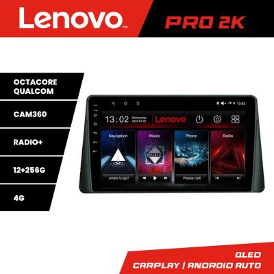 Navigatie Ford Focus 4 Kuga 2018-2023 Lenovo 8 core QLED 2K 12+256 360 Android Waze USB Navigatie Internet Youtube Radio