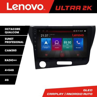 Navigatie Honda CR-Z 2006-2013 Android radio gps internet 8 core QLED Qualcomm 4+64 360 Lenovo