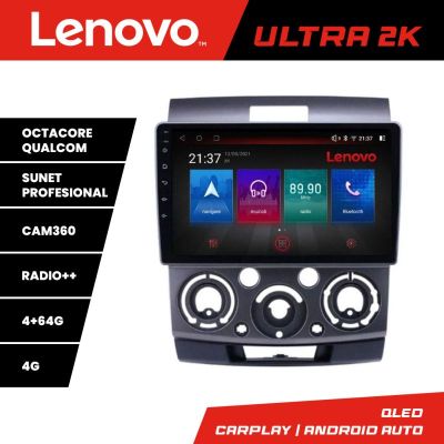 Navigatie Ford Ranger Mazda BT50 2007-2012 Lenovo Kit-RANGER 8 core QLED Qualcomm 4+64 360 Android Waze USB Navigatie Internet Youtube Radio v1