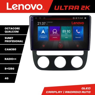 Navigatie VW Golf 5 2004-2010 clima automatica Octacore, 8 Gb RAM, 128 Gb Hdd, 4G, Qled 2K, DSP, Carplay AA, 360,Bluetooth