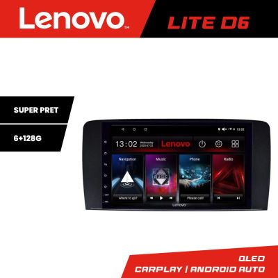 Navigatie Mercedes Clasa R Lenovo Kit-215 8 core 6+128 GB Android Waze USB Navigatie Internet Youtube Radio