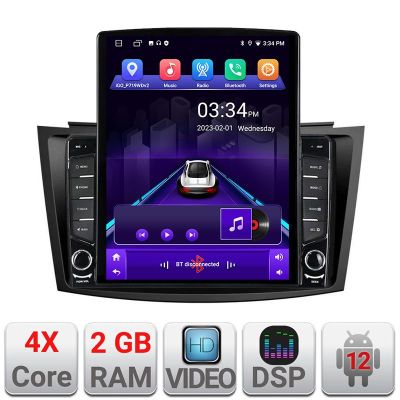 Navigatie Suzuki Swift 2010-2017 KIT-179 ecran tip TESLA 9.7" cu Android Radio Bluetooth Internet GPS WIFI 2+32 DSP Quad