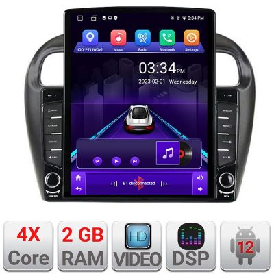 Navigatie Mitsubishi Spacestar KIT-spacestar ecran tip TESLA 9.7" cu Android Radio Bluetooth Internet GPS WIFI 2+32 DSP Quad