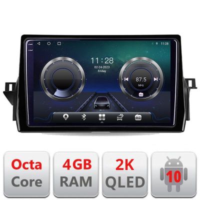 Navigatie Toyota Camry 2021- C-camry2021 Android Octa Core Ecran 2K QLED GPS 4G 4+32GB 360 kit-camry2021+EDT-E410-2K