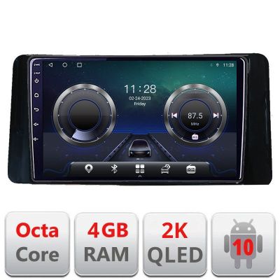 Navigatie Skoda Kamiq 2019- Android ecran Qled 2K Octa core 4+32 Kit-kamiq+EDT-E410-2K