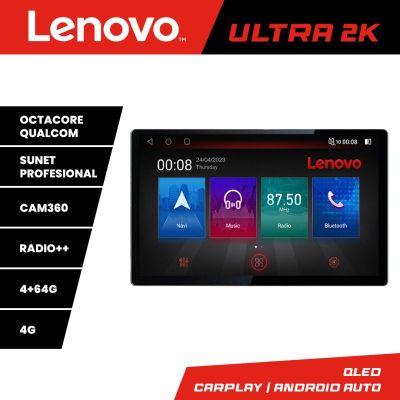 Navigatie Toyota Land Cruiser V8 L200 2008-2019 Lenovo PRO 4+64 2K 13 inch qled android 4G DSP gps internet  Kit-381-type-a