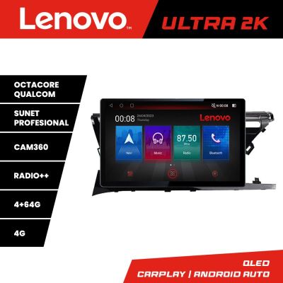 Navigatie Toyota Camry 2017-2021 Lenovo PRO 4+64 2K 13 inch qled android 4G DSP gps internet  Kit-camry-2018