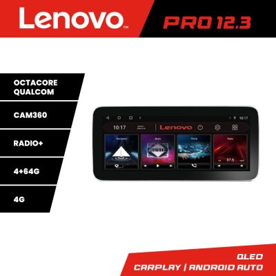 Navigatie Toyota Land Cruiser V8 L200 2008-2019 Lenovo PRO 4+64 12.3 inch qled android 4G DSP gps internet  Kit-381-type-a