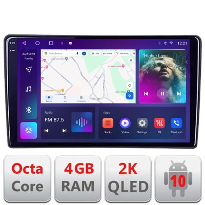 Navigatie dedicata Edonav Ford Fiesta 2020-  Android ecran Qled 2K Octa core 4+32 Kit-fiesta-2020+EDT-E409-2K