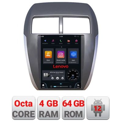 Navigație dedicată Tip Tesla Mitsubishi ASX Radio gps internet Qualcomm 8X 4+64 360 4G carplay android auto  GB Kit-tesla-026+ULTRA-9.7-4+64