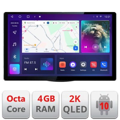 Navigatie dedicata Edonav Hyundai I10 2007-2013, Ecran 2K QLED 13",Octacore,4Gb RAM,32Gb Hdd,4G,360,DSP,Carplay,Bluetooth