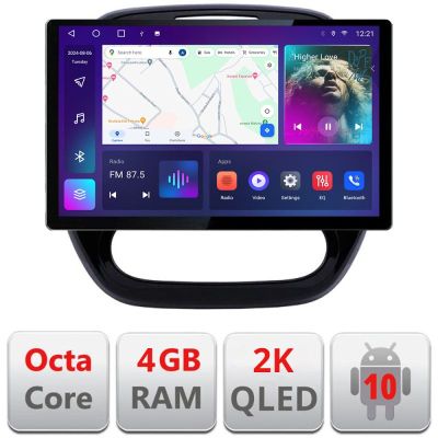 Navigatie dedicata Edonav Renault Captur 2013-2020, Ecran 2K QLED 13",Octacore,4Gb RAM,32Gb Hdd,4G,360,DSP,Carplay,Bluetooth