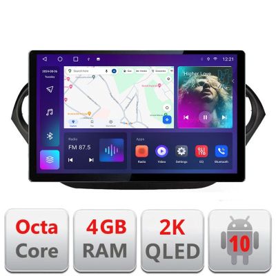 Navigatie dedicata Hyundai I10 2013-2019 N-HY38 Edonav ecran 13" 2K 8 si 128 Android Waze USB Navigatie 4G 360 Toslink Youtube Rad