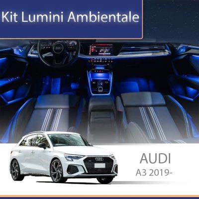 Lumini ambientale Audi A3 2021-2022  set complet control telefon sau sistem original