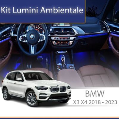 Lumini ambientale  BMW X3/X4 (G01/G08) 2018-2022 set complet control telefon sau sistem original