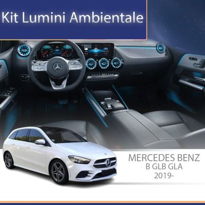 Lumini Ambientale spatar scaune Mercedes B  GLB  GLA control pe sistemul original sau telefon