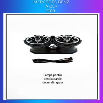 Lumini Ambientale ventilatoare spate Mercedes A W177 CLA W118 control pe sistemul original sau telefon