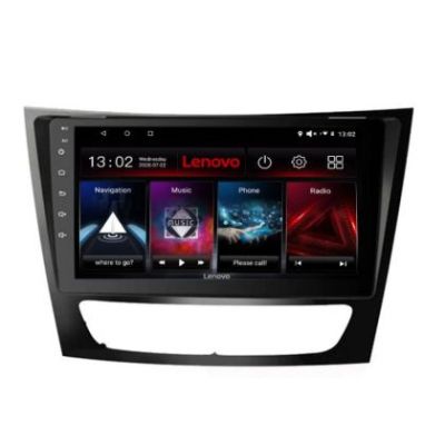 Navigatie Mercedes W211 W219 Lenovo Kit-090 8 core QLED 2K 12+256 360 Android Waze USB Navigatie Internet Youtube Radio