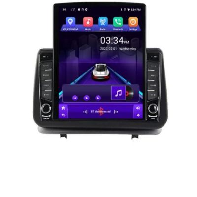 Navigatie Renault Clio 3 2005-2013 ecran tip TESLA 9.7" cu Android Radio Bluetooth Internet GPS WIFI 2+32 DSP Quad Co