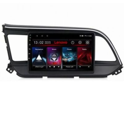 Navigatie Hyundai Elantra 2018- Lenovo Kit-1581 8 core QLED 2K 4+64 360 Android Waze USB Navigatie Internet Youtube Radio